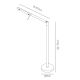 Lucide 12719/06/30 - Dimmbare LED-Stehleuchte mit Touch-Funktion BERGAMO LED/8W/230V