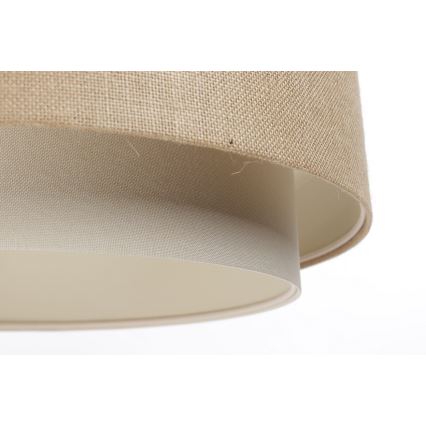 Deckenleuchte an Kabel DOBLO 1xE27/60W/230V beige/creme