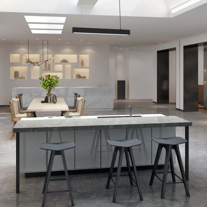 Deckenleuchte an Kabel LUNGO T8 1xG13/9W/230V schwarz