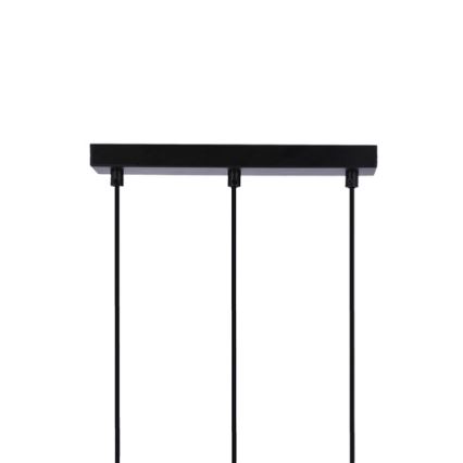 Deckenleuchte an Kabel RENO 3xE27/40W/230V schwarz/braun