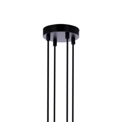 Deckenleuchte an Kabel RENO 4xE27/40W/230V schwarz/braun