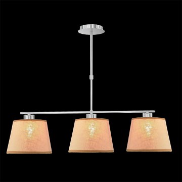 LUXERA 18066 - Chandelier COMBO 3xE27/60W beige