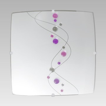 Luxera 45056 - Ersatzglas für die Deckenleuchte TAO PINK E27