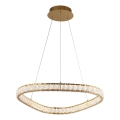 LUXERA 46151 - LED-Pendelleuchte MIST an Kabel LED/43W/230V 4000K goldfarben