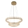 LUXERA 46152 - MIST LED-Pendelleuchte an Kabel, 65W, 230V, 4000K, goldfarben