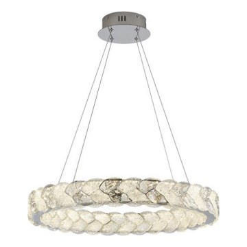 LUXERA 46156 - LARUNA LED-Pendelleuchte an Stahlseil LED/38W/230V 4000K mattchrom