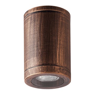 Luxera 48326 - Deckenleuchte für den Außenbereich MOPTI 1xGU10/7W/230V IP54 bronzen