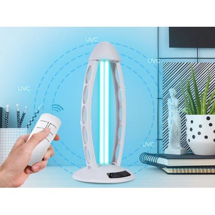 Luxera 70416 - Desinfizierende Keimabtötungslampe mit Ozon UVC/38W/230V + Fernbedienung