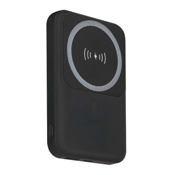 Magnetische Powerbank mit kabelloser Aufladung Power Delivery 10 000mAh/20W/3,7V schwarz