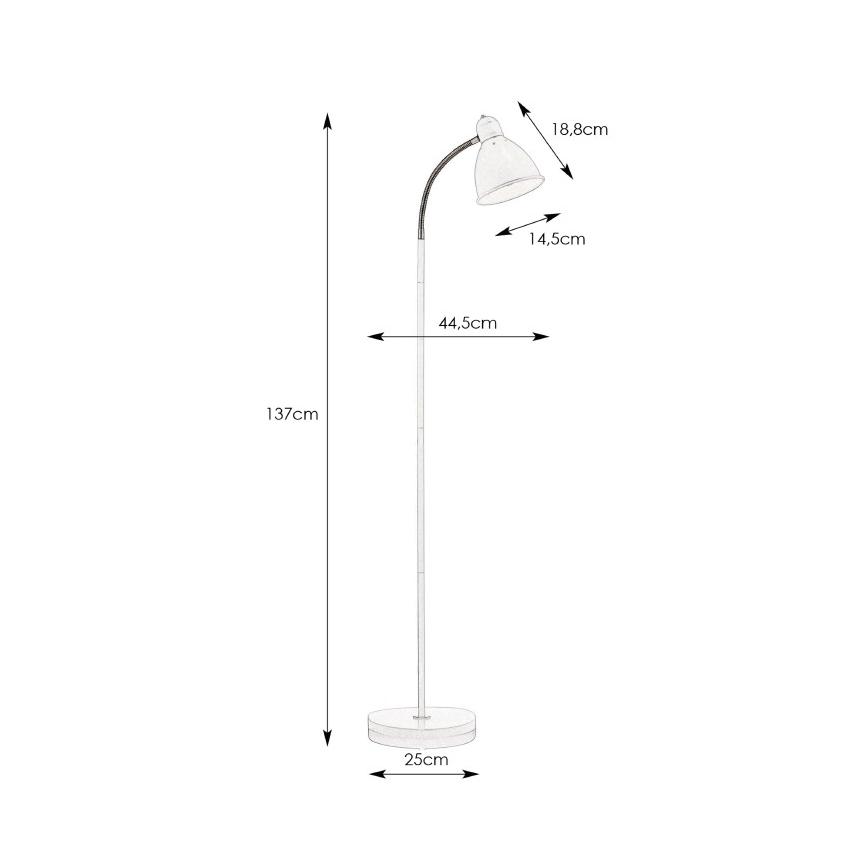 Markslöjd 104841 - Stehlampe NITTA 1xE27/60W/230V
