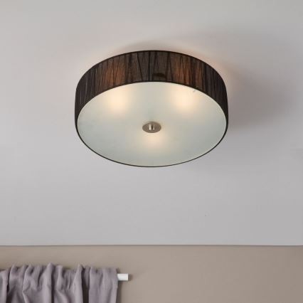 MarStücklöjd 104884 - Deckenleuchte BYSKE 3xE14/40W/230V schwarz