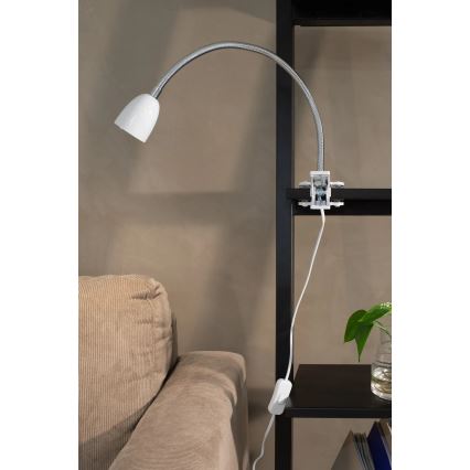 Markslöjd 106091 - LED-Tischleuchte mit einem Clip TULIP LED/3W/230V weiß