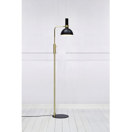 MarStücklöjd 106972 - dimmbare Stehlampe LARRY 1xE27/60W/230V schwarz/gold