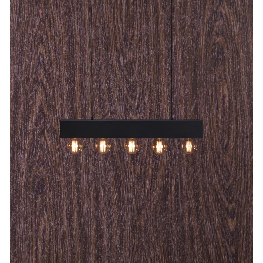MarStücklöjd 107037 - Hängeleuchte COUTURE 5xE27/40W/230V schwarz