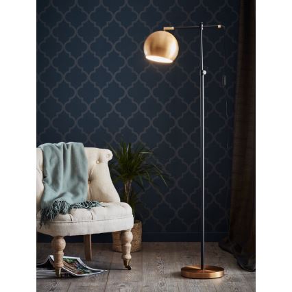 MarStücklöjd 107231 - Stehlampe CHESTER 1xE27/40W/230V schwarz/bronze