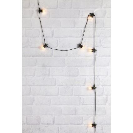 Markslöjd 107292 - Dekorative LED-Outdoor-Lichterkette GARLAND GARDEN 10xLED 5,5m IP44