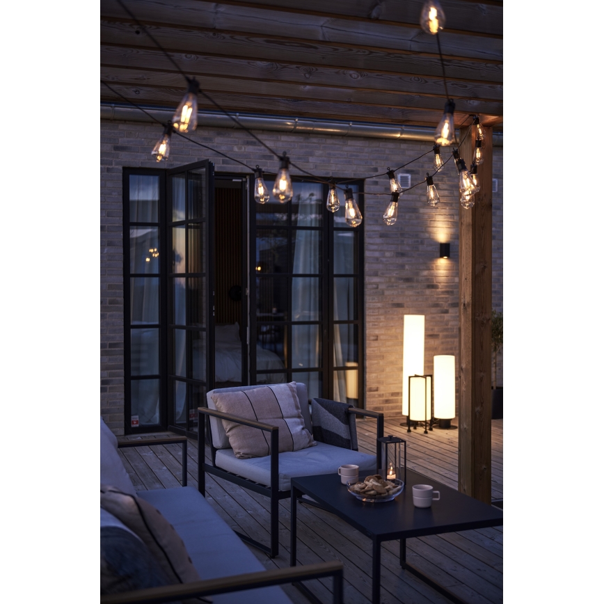 Markslöjd 107293 - LED-Außen-Dekorations-Lichterkette GIRLANDA GARDEN 10xLED 5,5m IP44