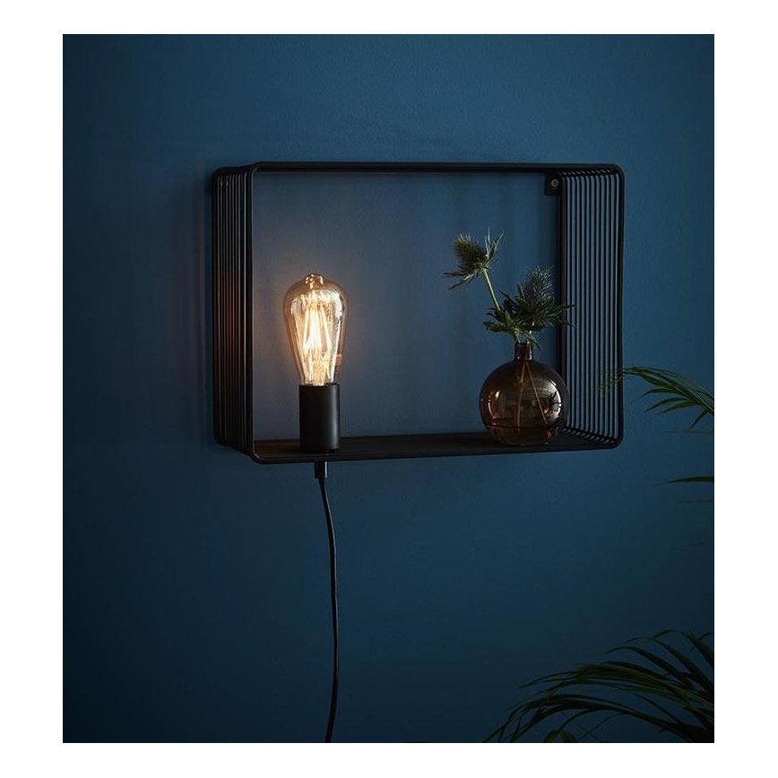 Markslöjd 107814 - Wandleuchte SHELF 1xE27/60W/230V