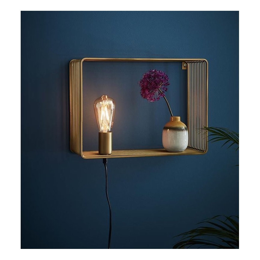 Markslöjd 107815 - Wandleuchte SHELF 1xE27/60W/230V