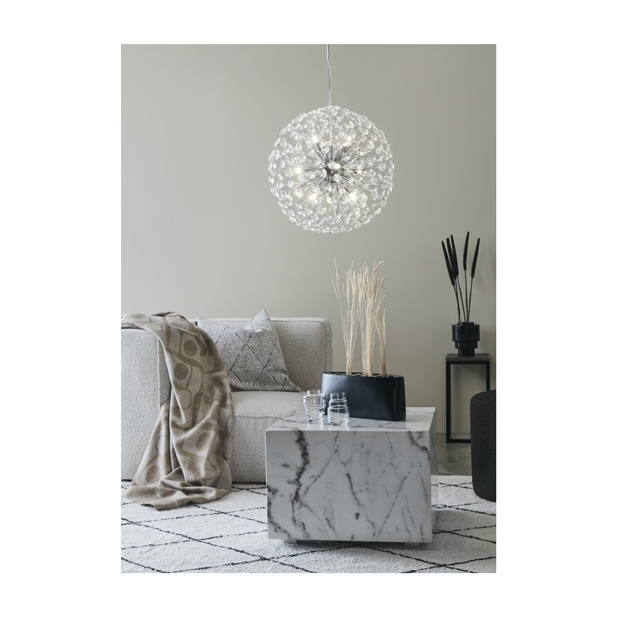 Markslöjd 108101 - Kristallkronleuchter an Schnur BOLID 9xG9/20W/230V