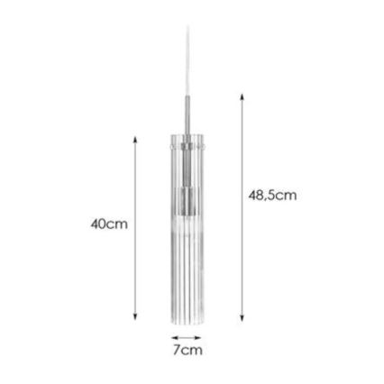 Markslöjd 108112 - Kronleuchter an  Schnur TUBO 1xE14/40W/230V