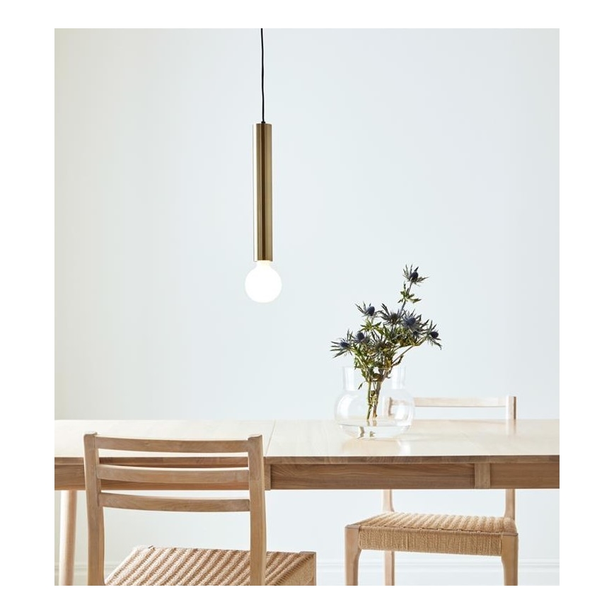 Markslöjd 108259 - Kronleuchter an einer Schnur SENCILLO 1xE27/40W/230V gold