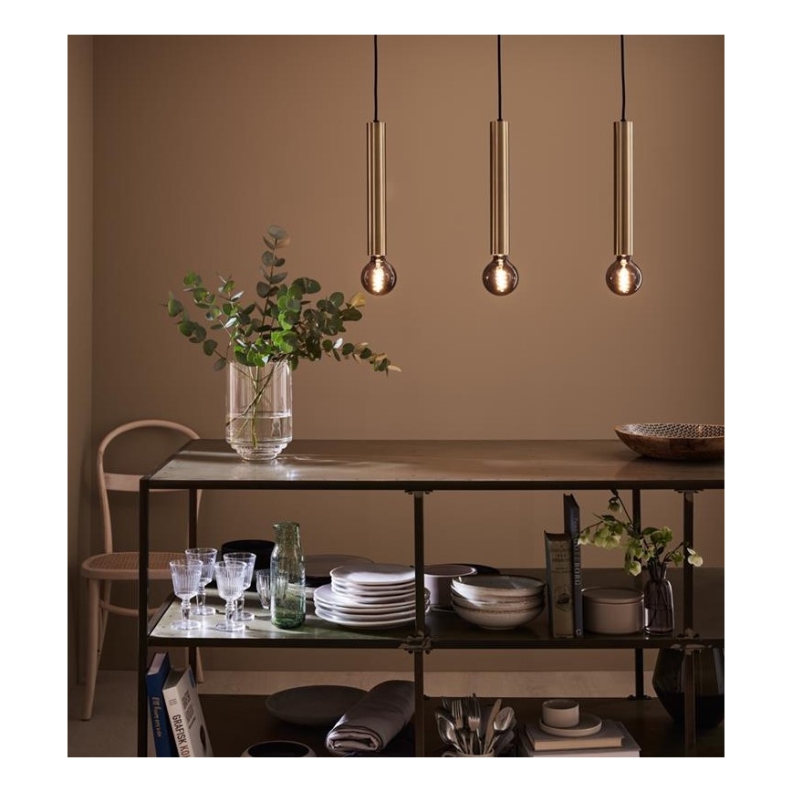 Markslöjd 108261 - Hängeleuchte SENCILLO 3xE27/40W/230V gold