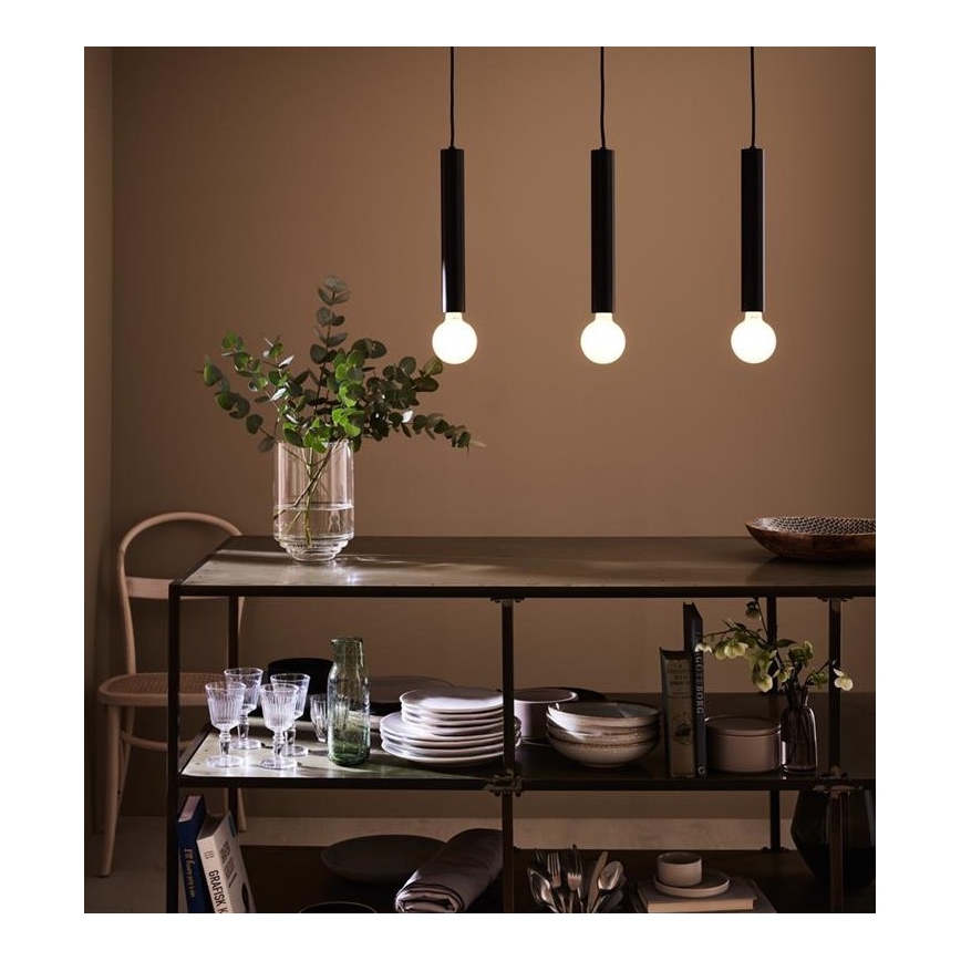 Markslöjd 108262 - Hängeleuchte SENCILLO 3xE27/40W/230V schwarz