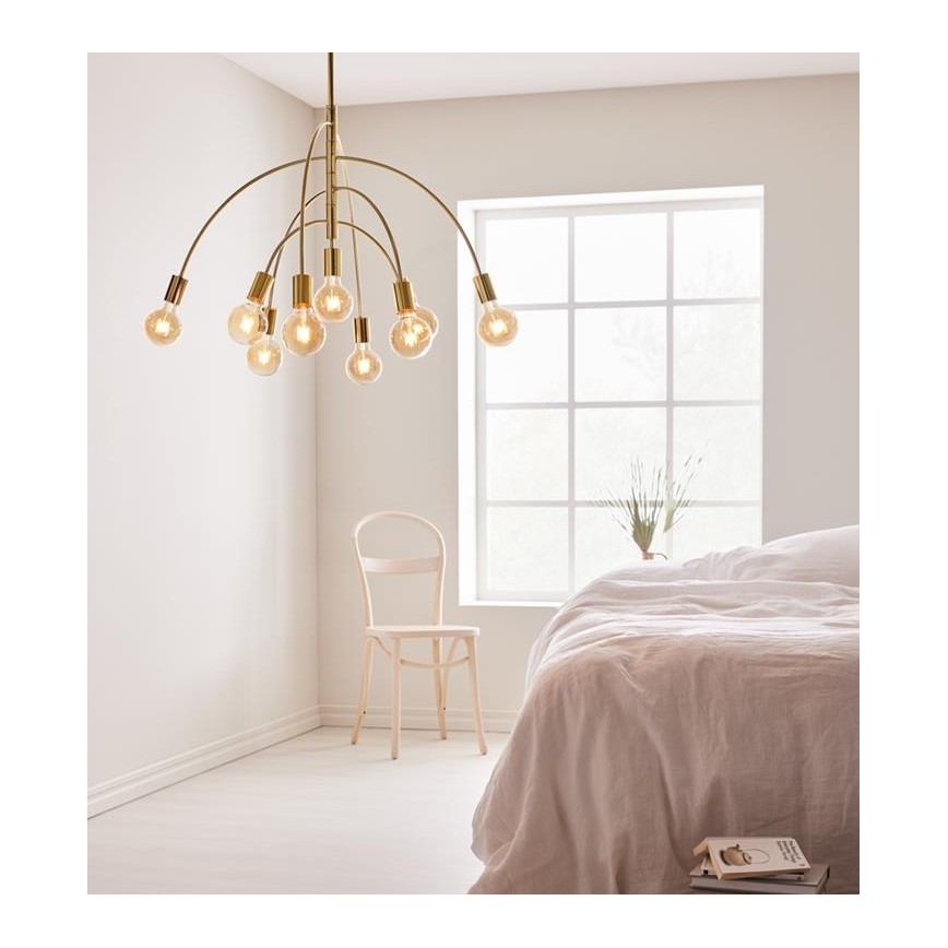 Markslöjd 108289 - Hängeleuchte LAVELLO 9xE27/40W/230V gold