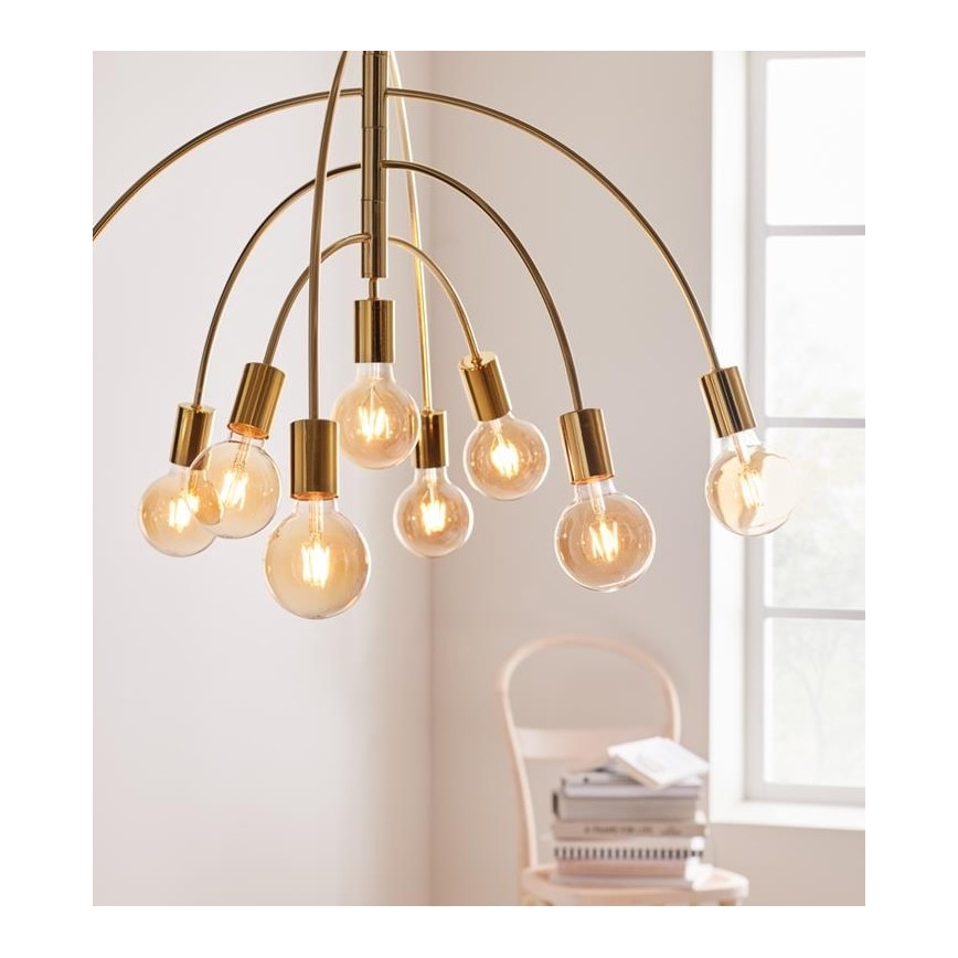 Markslöjd 108289 - Hängeleuchte LAVELLO 9xE27/40W/230V gold