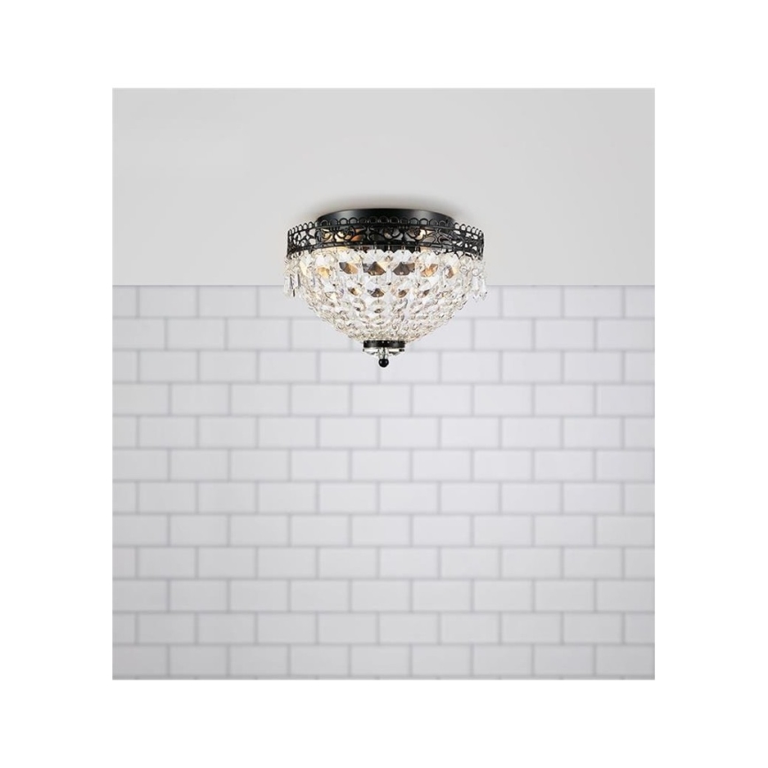Markslöjd 108424 - Deckenleuchte JOLINE 2xE14/40W/230V schwarz