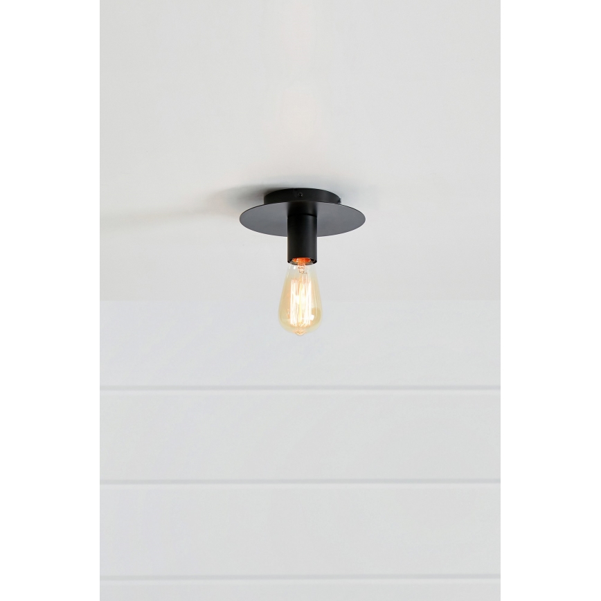 Markslöjd 108540 - Deckenleuchte PIATTO 1xE27/40W/230V schwarz