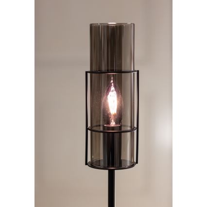 Markslöjd 108559 - Tischlampe TUBO 1xE14/40W/230V 50 cm schwarz