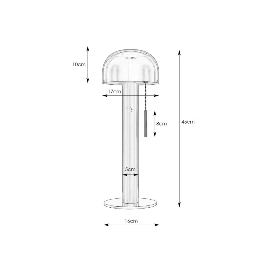 Markslöjd 108577 - Tischlampe COSTA 2xG9/18W/230V weiß/mattes Chrom