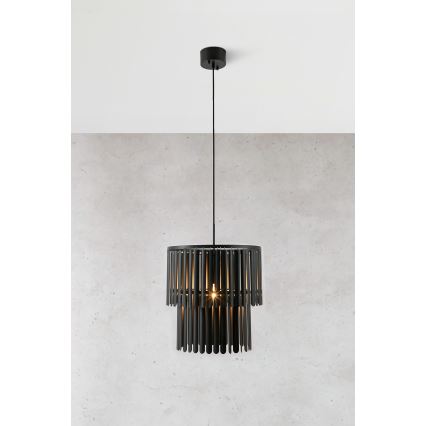 Markslöjd 108581 - Hängeleuchte an Schnur VIENTO 1xE27/40W/230V schwarz