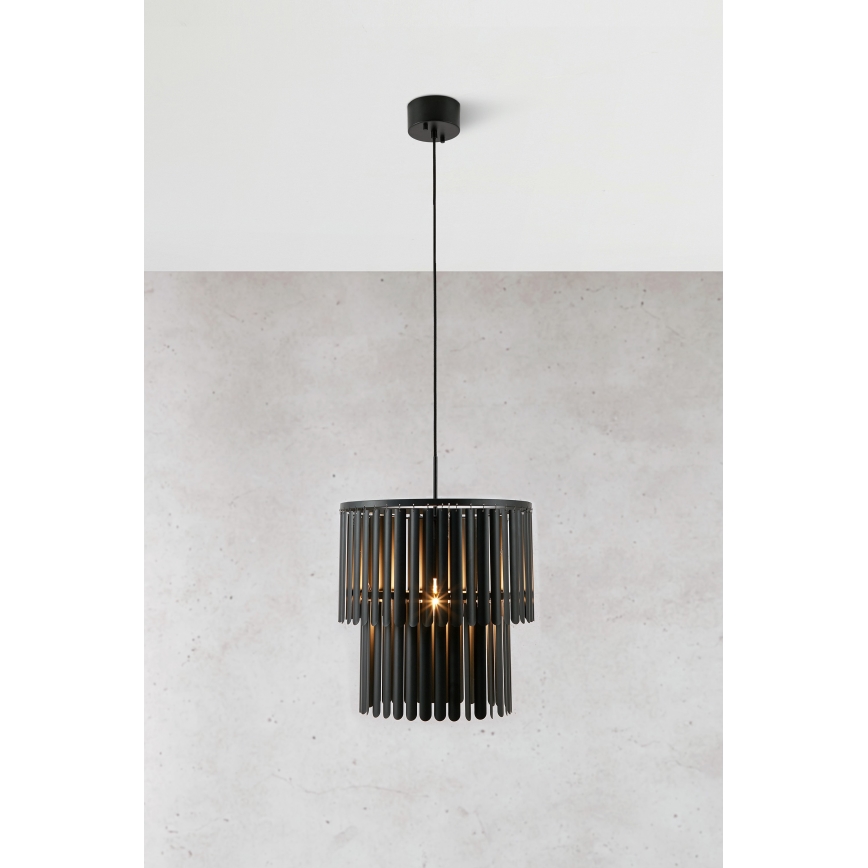Markslöjd 108581 - Hängeleuchte an Schnur VIENTO 1xE27/40W/230V schwarz