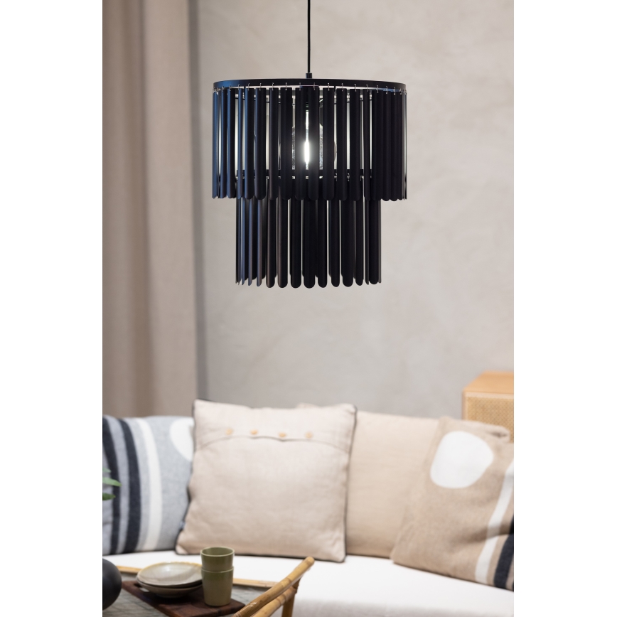 Markslöjd 108581 - Hängeleuchte an Schnur VIENTO 1xE27/40W/230V schwarz