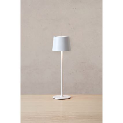 Markslöjd 108654 - LED-Dimmbares Akku-Licht FIORE LED/2W/5V IP44 38 cm Weiß