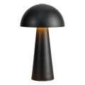 Markslöjd 108655 - LED dimmbare wiederaufladbare Tischlampe FUNGI LED/1,5W/5V 2000 mAh IP44 schwarz