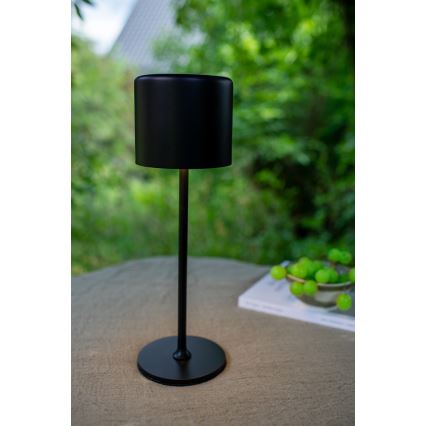 Markslöjd 108657 - Dimm- und aufladbare LED-Tischleuchte FILO LED/2W/5V IP44 30 cm schwarz