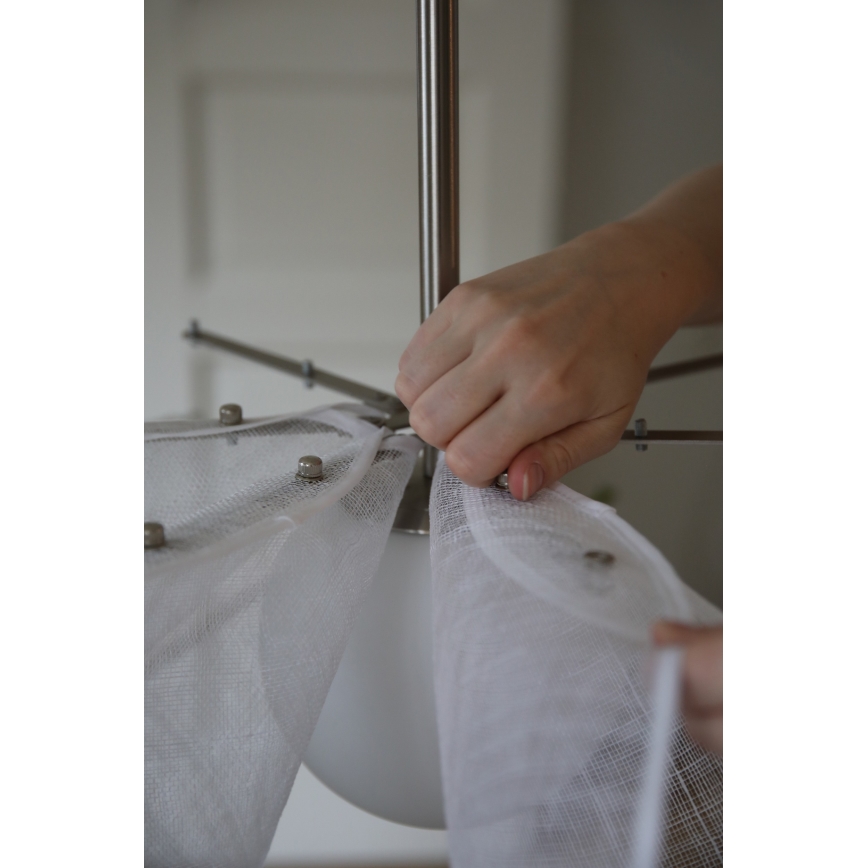 Markslöjd 108818 - Hängeleuchte STYRKA 1xE27/40W/230V d 75 cm weiß