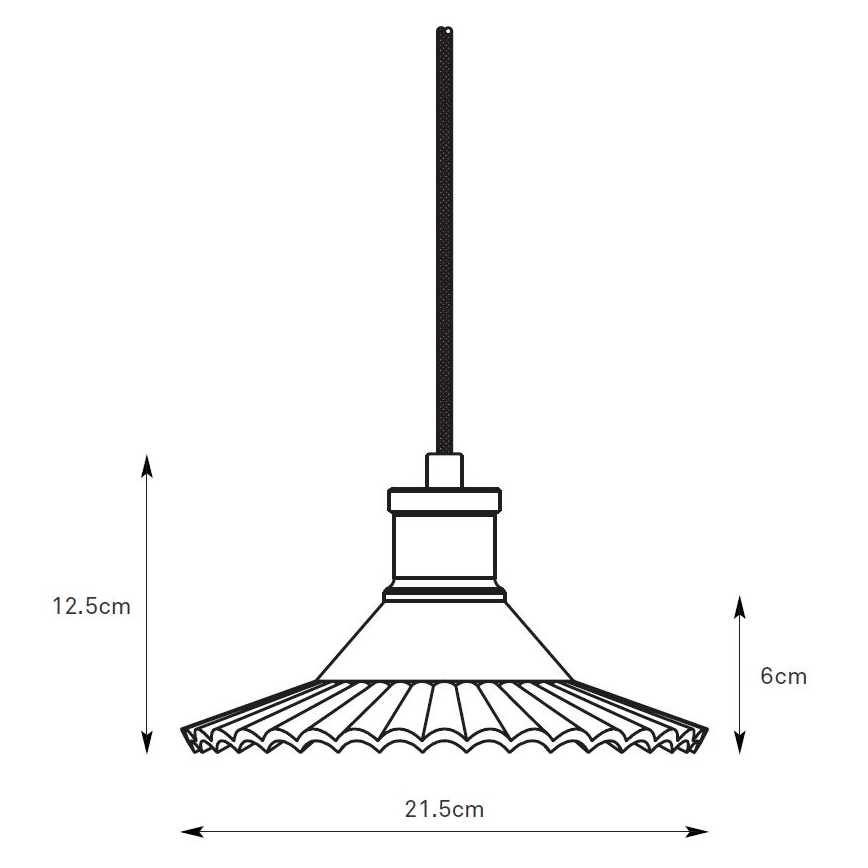 Markslöjd 108854 - Hängeleuchte NOVIA 1xE27/40W/230V schwarz/rauchig