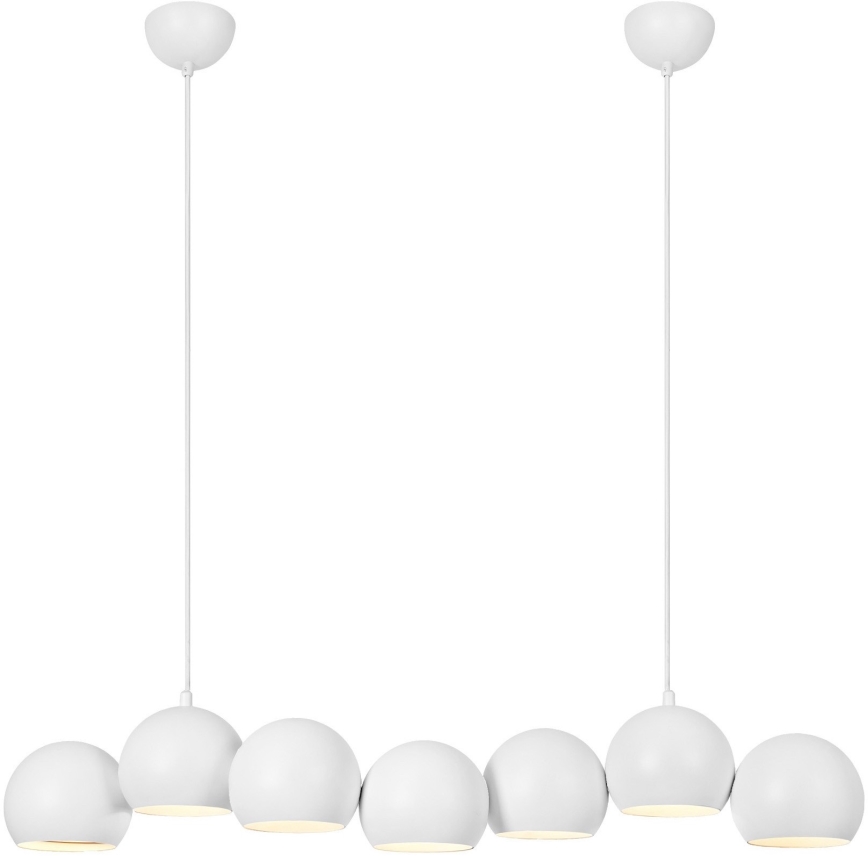 Markslöjd 108859 - Hängeleuchte CUPOLO 7xE14/40W/230V weiß