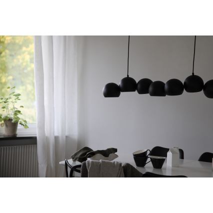 Markslöjd 108860 - Hängeleuchte CUPOLO 7xE14/40W/230V schwarz