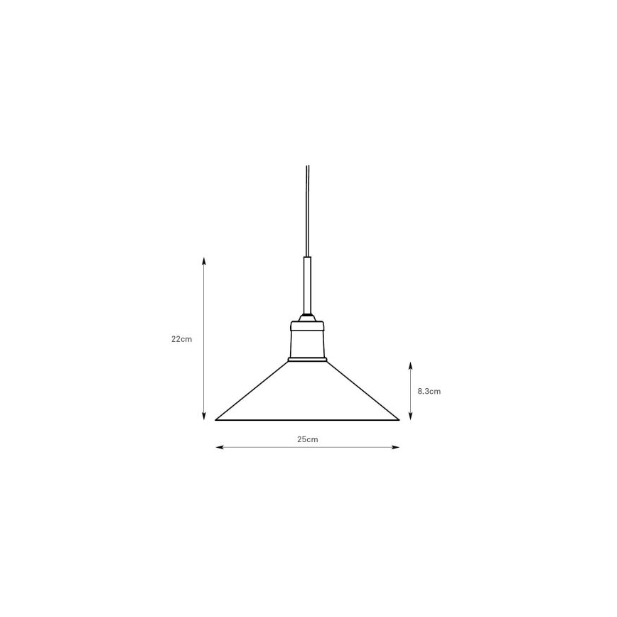 Markslöjd 108868 - Hängeleuchte VELA 1xE27/40W/230V Messing/grün