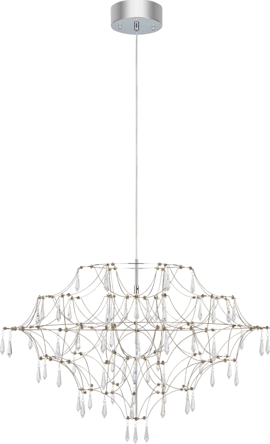 Markslöjd 108870 - Dimmbare LED-Kristall-Hängeleuchte EFESOS LED/25W/230V d 80 cm