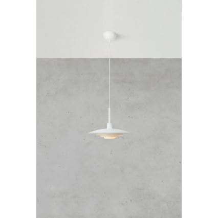 Markslöjd 108874 - Pendelleuchte PINY an Kabel, 1x E27/60W/230V, Ø 35 cm, weiß