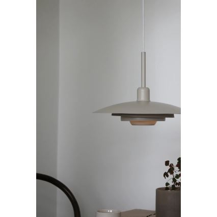 Markslöjd 108875 - Pendelleuchte PINY mit Kabelabhängung, 1×E27/60W/230V, Ø 35 cm, beige