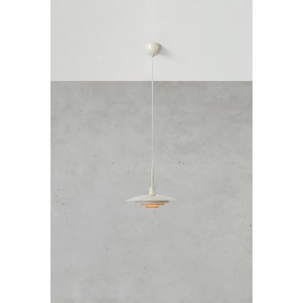 Markslöjd 108875 - Pendelleuchte PINY mit Kabelabhängung, 1×E27/60W/230V, Ø 35 cm, beige