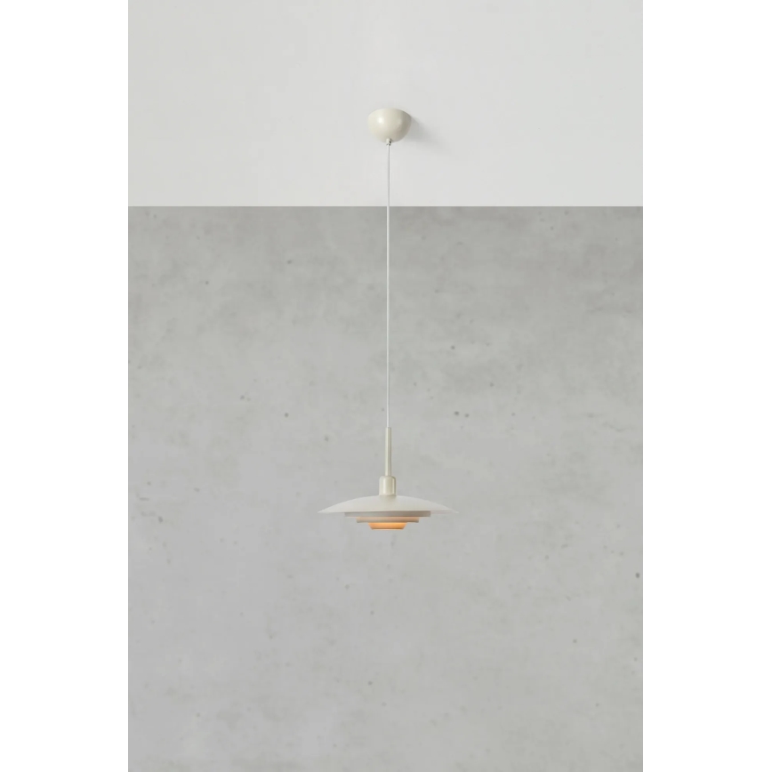 Markslöjd 108875 - Pendelleuchte PINY mit Kabelabhängung, 1×E27/60W/230V, Ø 35 cm, beige
